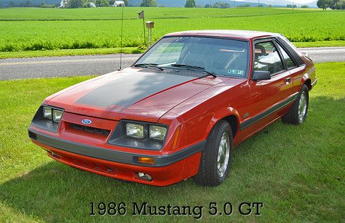 1986 ford mustang 5.0 gt less than 7500 miles!