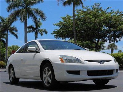 2003 honda accord ex coupe-leather-roof-only 25,279 orig miles-no reserve!!