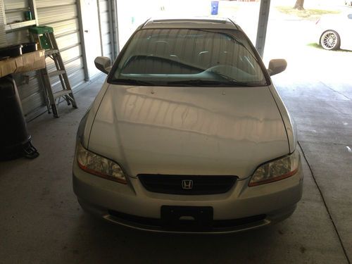 2000 honda accord ex coupe 2-door 2.3l vtec leather silver