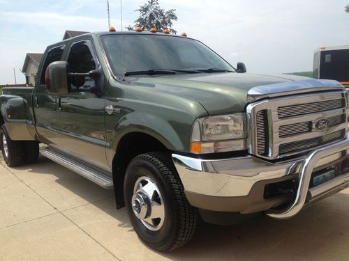 Ford f350 king ranch cc drw 4x4 diesel one owner!