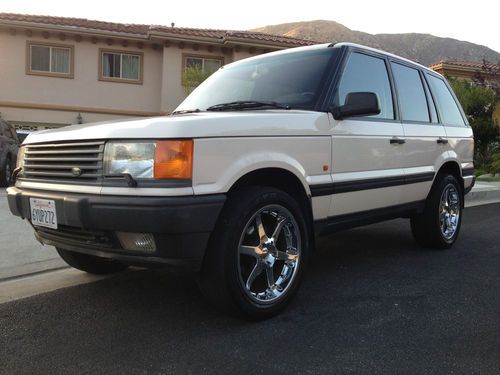 !! 1997 land rover range rover !! clean title !! 20" giovannas !! no reserve !!