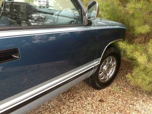 Blue on blue 2 door crew cab; excellent running condition 2wd 230k ; new trans.