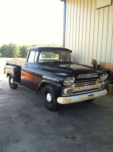 1959 chevrolet apache 3200 long wheel base 2 owners 4 speed hydromatic 235 cu in