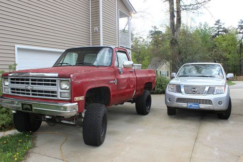 1986 chevy k10 lifted with 33in tires
