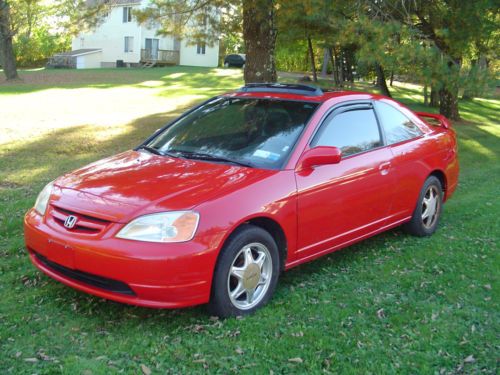 2002 honda civic ex coupe runs &amp; drives like new, very clean &amp; stock, must see