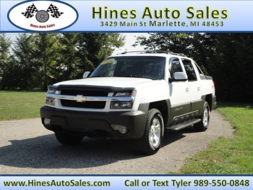 2004 chevrolet avalanche z71 4wd, sunroof, heated leather seats, bose speakers!!