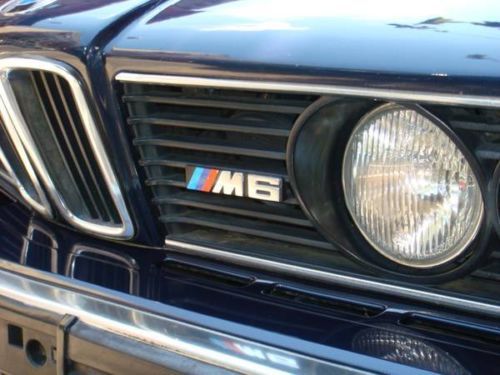 1988 bmw m-6  with low miles in mint condition