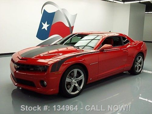 2010 chevy camaro 2ss rs 6-spd htd leather 20&#039;s 37k mi texas direct auto
