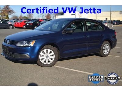Vw jetta automatic certified warranty mp3 cd clean carfax low miles great deal