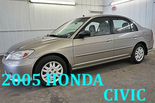 2005 honda civic lx one owner gas saver runs great sporty lots of fun wow nice!!