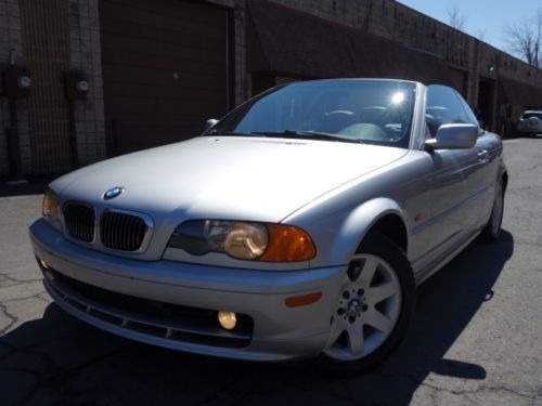 Bmw 325ci convertible 5-speed manual transmission leather autocheck no reserve