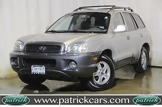 One owner 2002 santa fe v6 4wd awd auto sunroof cd carfax certified great shape