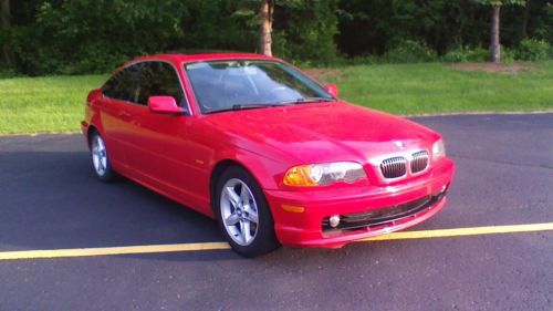 2002 bmw 325ci e46 red coupe 2-door 2.5l 6 cyl