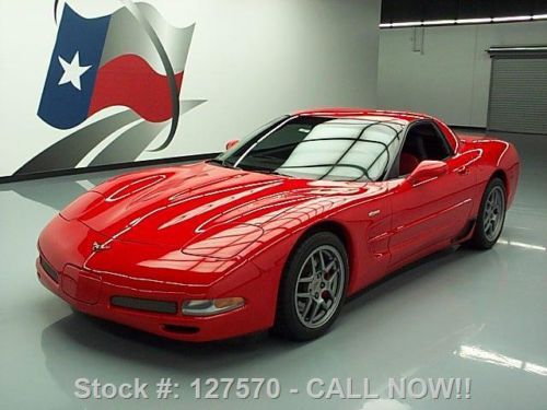 2001 chevy corvette z06 5.7l 6-speed leather bose 17k texas direct auto