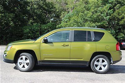 Jeep compass sport low miles 4 dr suv manual gasoline 2.0l 4 cyl rescue green me