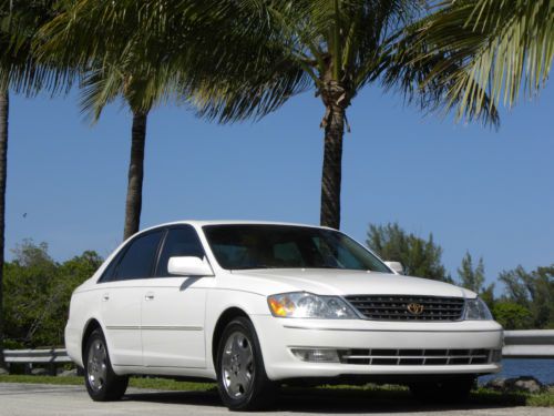 2004 toyota avalon xls 1 owner florida car services docs pearl white no reserve