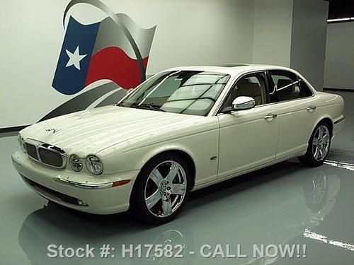 2007 jaguar xj8 sunroof htd leather 19" wheels only 34k texas direct auto