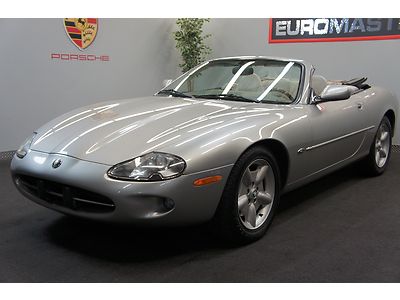 1999 jaguar xk8 convertible 4.0l v8 silver leather just serviced clean carfax