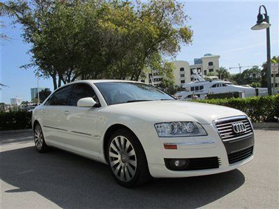 Audi a 8 l quattro awd leather navi climate seats one owner