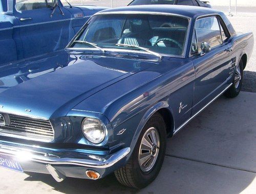 Very nice 1966 mustang v-8 coupe... california car, built in ca and kept in ca