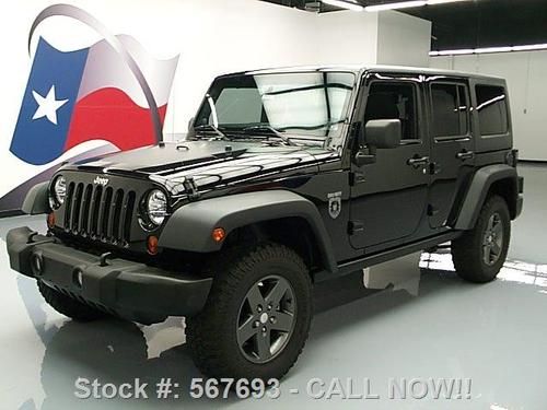 2011 jeep wrangler 4x4 call of duty black ops 6-spd nav texas direct auto