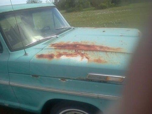 1969 ford f100 has rust and needs a battery