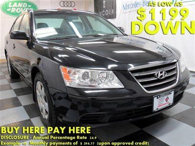 2009(09)sonata gls we finance bad credit! buy here pay here low down $1199
