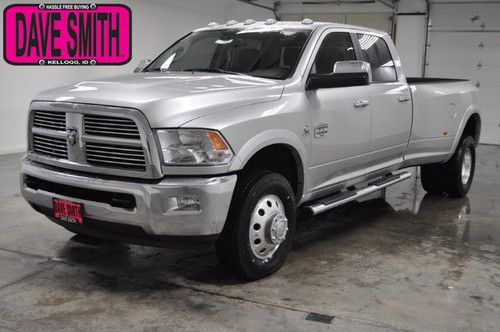 2012 new silver dodge dually crew 4wd diesel power sunroof rearcam leather!!!!!