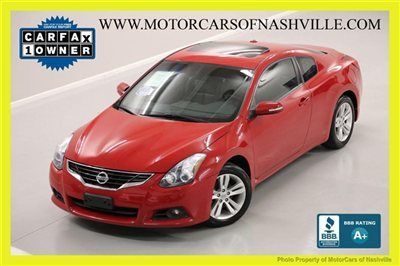 5-days *no reserve* '10 altima 2.5s/sl coupe leather bose xenon back-up carfax