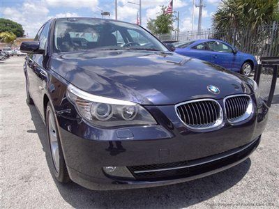 08 528i 1-owner 48k miles carfax certified florida perfect condition