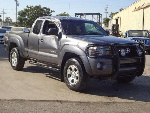 2011 toyota tacoma access cab 4wd damaged salvage runs! cooling good low miles!!