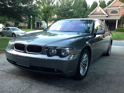 2003 bmw 745 li, low miles, great condition, grey, existing extended warranty