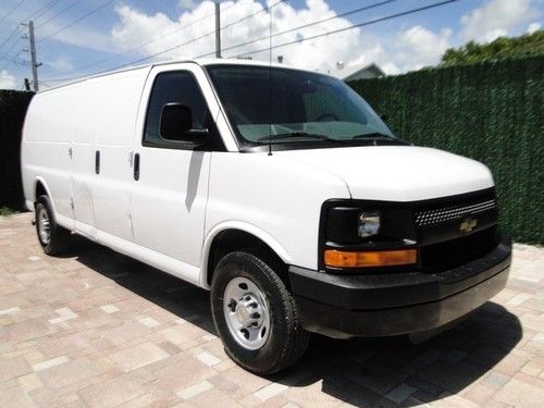 2010 chevrolet express 3500 6.0l v8 work cargo van a/c tow pkg &amp; stereo automati