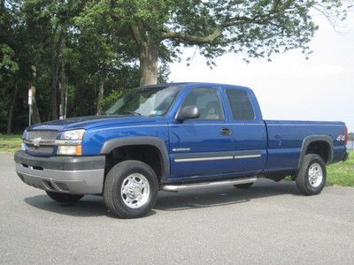 2003 chevy silverado ls 2500 hd 4x4 extended cab long bed runs great no reserve!