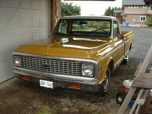 1972 chevrolet cheyenne 1/2 ton nice unrestored c/10 low reserve  drive it home!