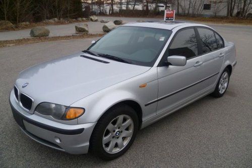 No reserve 2002 bmw 325i sedan, automatic, leather, sunroof, new tires, spotless