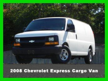 2008 chevrolet chevy express cargo van 2wd 2x4 4.3l vortec gas bucket seats ac