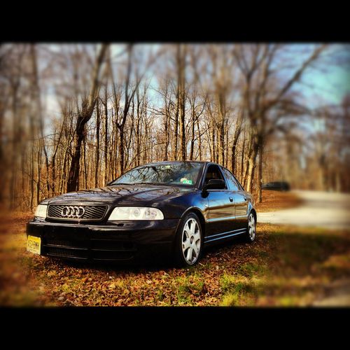 2000 audi s4 twin turbo 6speed manual black on black computer chip exhaust hid's