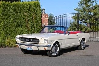 1964 1/2 mustang convertible. 260 v-8. automatic. ps. power top. very nice.