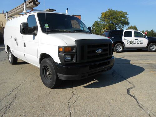 2008 ford e-250 base standard cargo van police auction - no reserve
