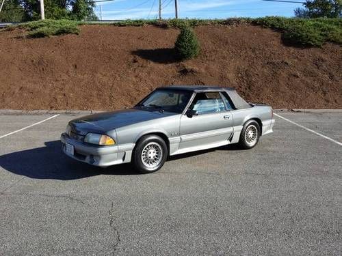 1988 ford mustang gt convertible 5-speed 5.0 v8 nice clean original foxbody