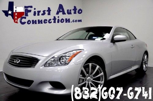 2009 infiniti g37s convertible sport loaded leather navi power free shipping!!