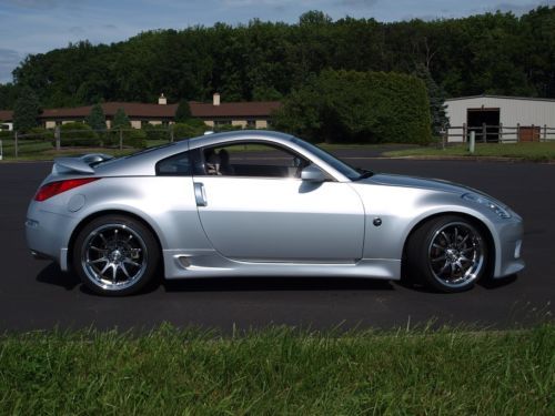 2006 nissan 350z touring coupe silver 6 spd manual