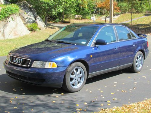 1998 audi a4 quattro , 4-door, 2.8l v6, very clean, always garaged, no reserve