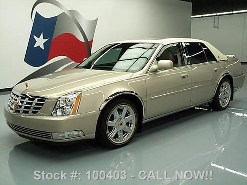 2009 cadillac dts lux sunroof canvas top spoiler 61k mi texas direct auto