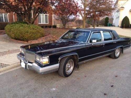 1991 cadillac brougham d&#039;elegance, 5.7l, gold package, factory sunroof, rare!!!
