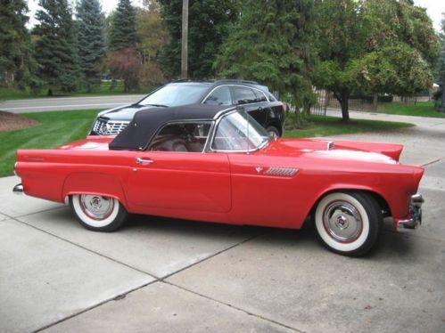 1955 ford thunderbird convertible - 292cid/3spd - both tops - numerous upgrades