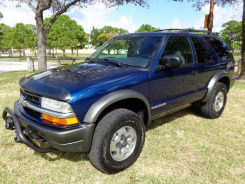 Florida 02 blazer ls zr-2 4wd 1-owner clean carfax dealer maintained no reserve
