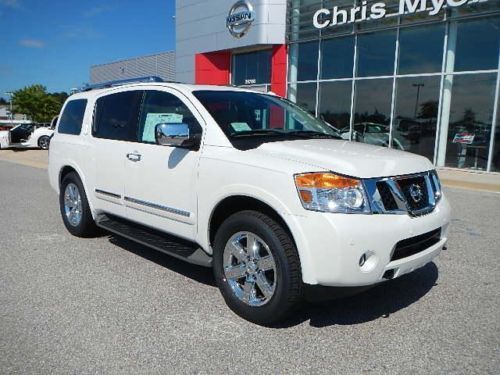 2014 nissan armada platinum clean must sell suv tow package truck