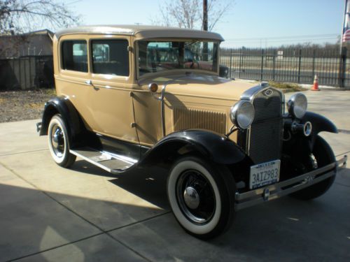 1930 ford model a tudor-nice condition.  original.
